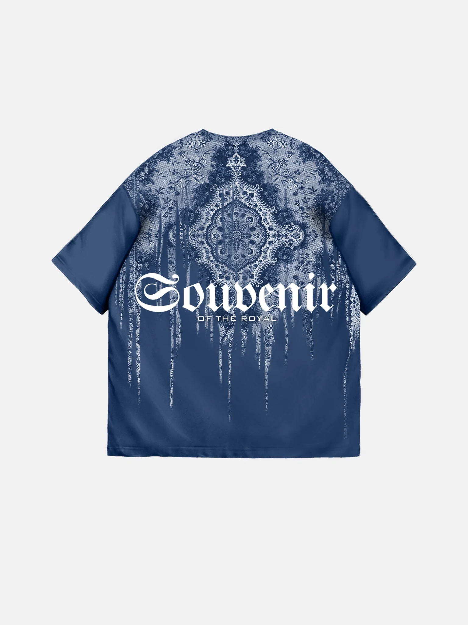 Oversize Souvenir T-Shirt - Navy Peony - Image 5