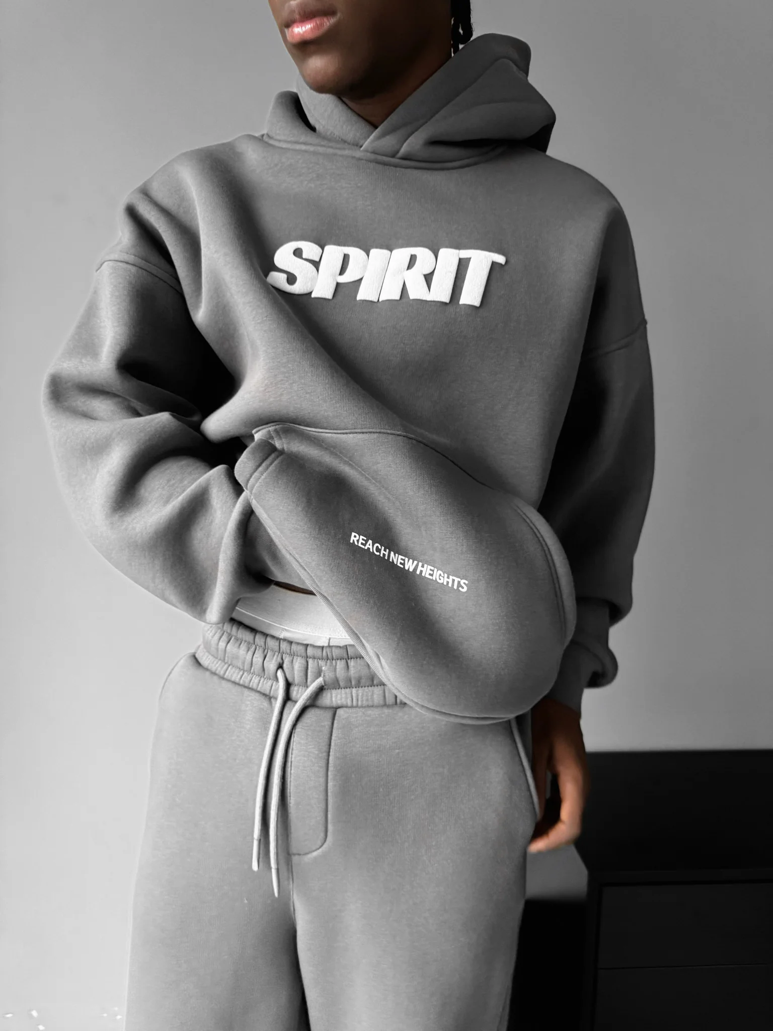 Oversize Spirit Hoodie - Anthracite - Image 2