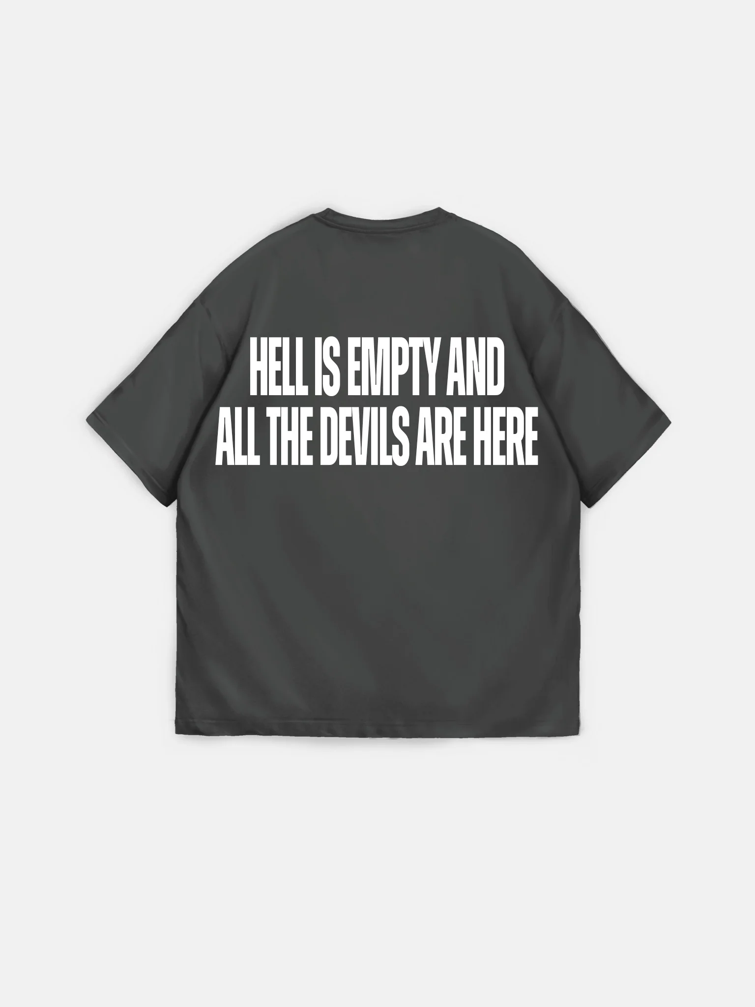 Oversize Statement T-shirt - Anthracite - Image 6