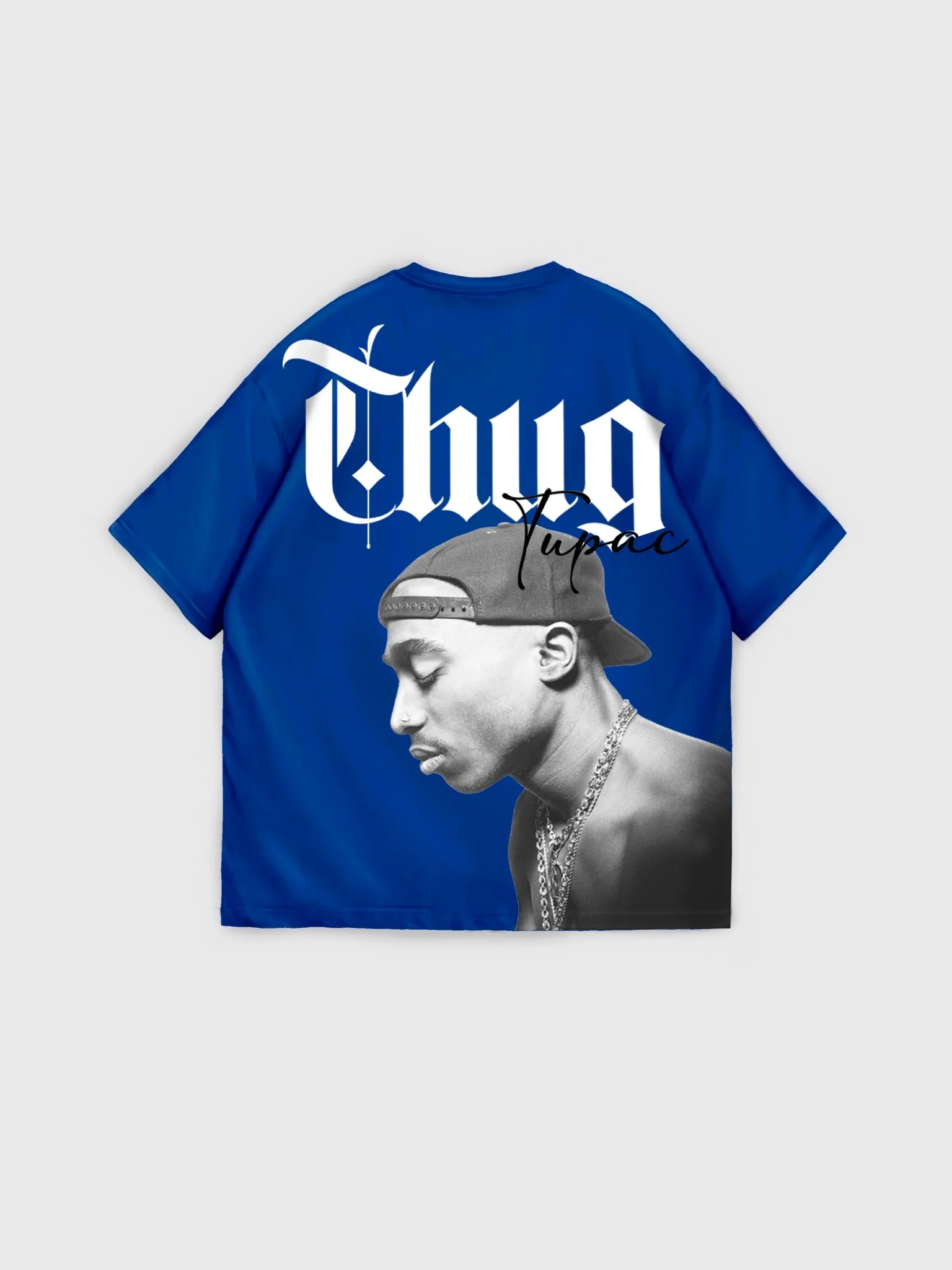 Oversize Thug Life T-shirt - Saks - Image 3