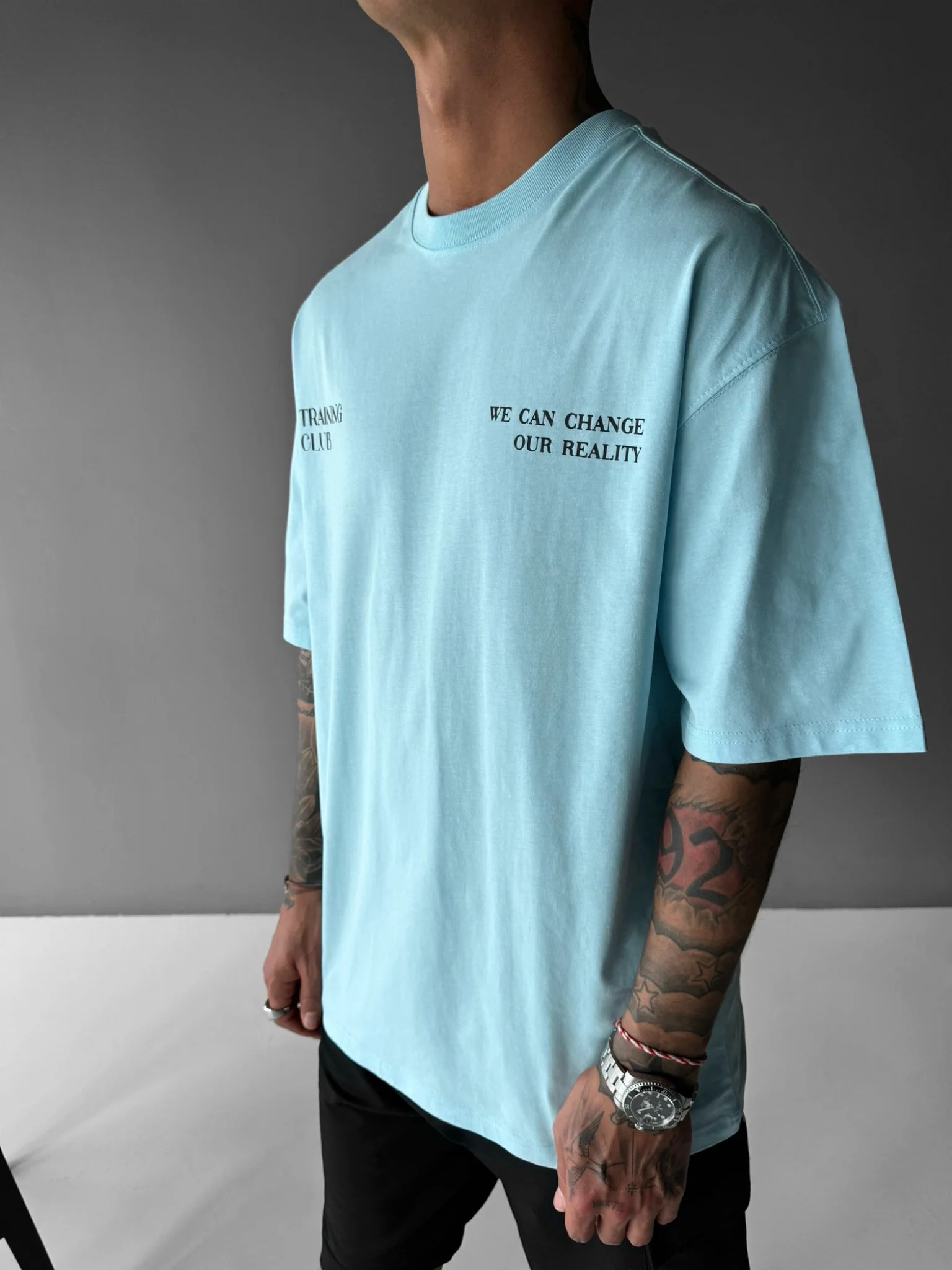 Oversize Training Club T-Shirt - Baby Blue - Image 3