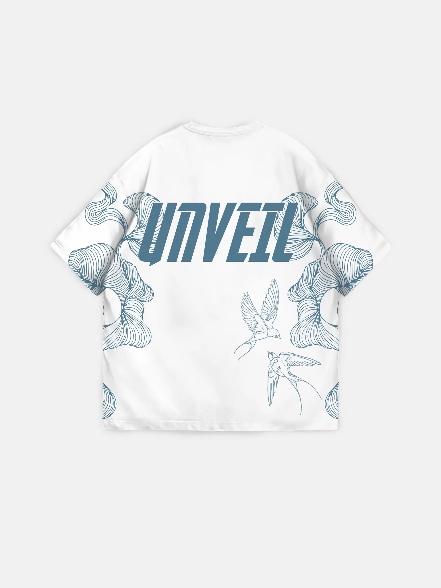 Oversize 'Unveil' T-Shirt - Ecru - Image 5