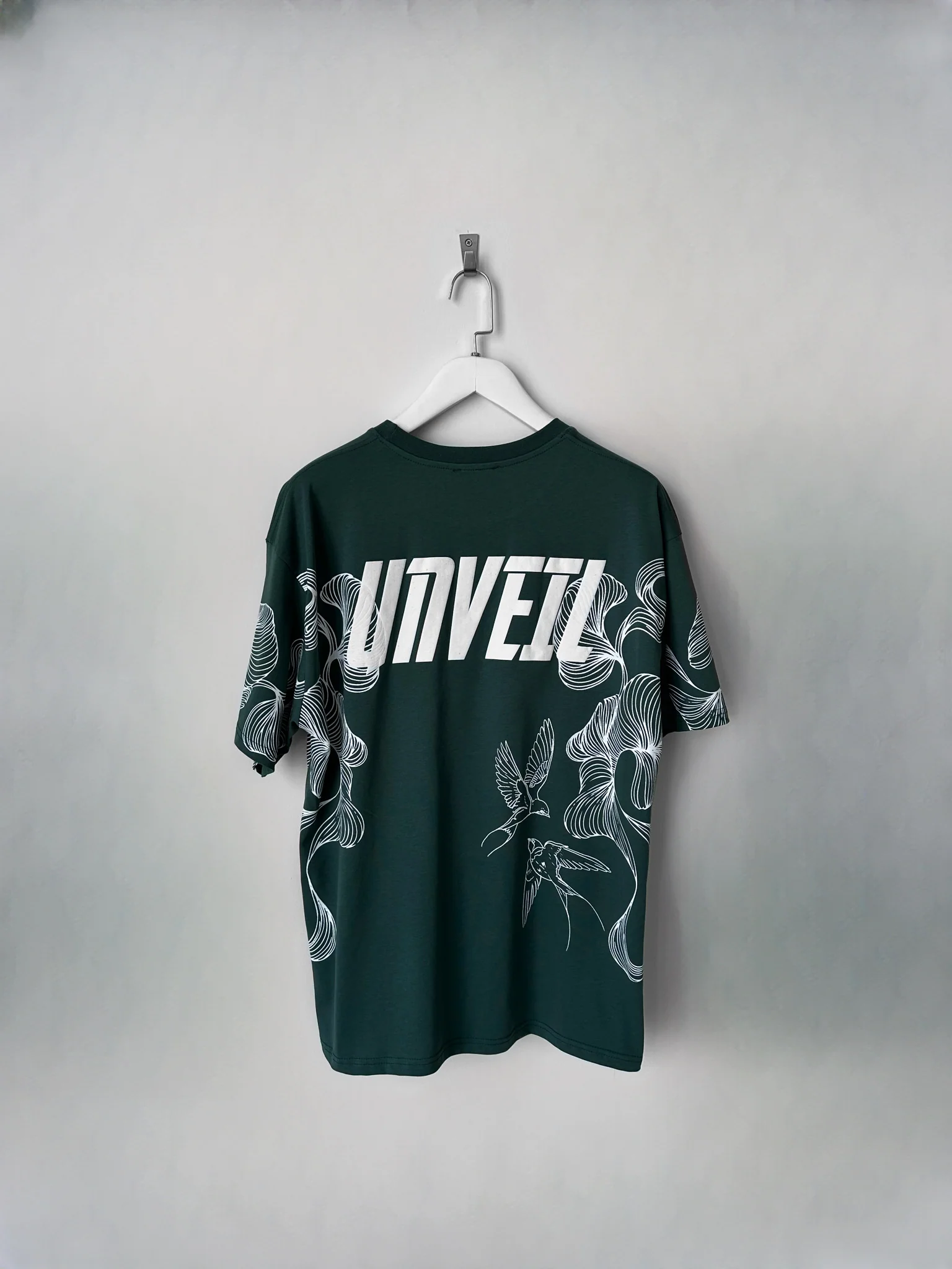 Oversize 'Unveil' T-Shirt - Petrol - Image 7