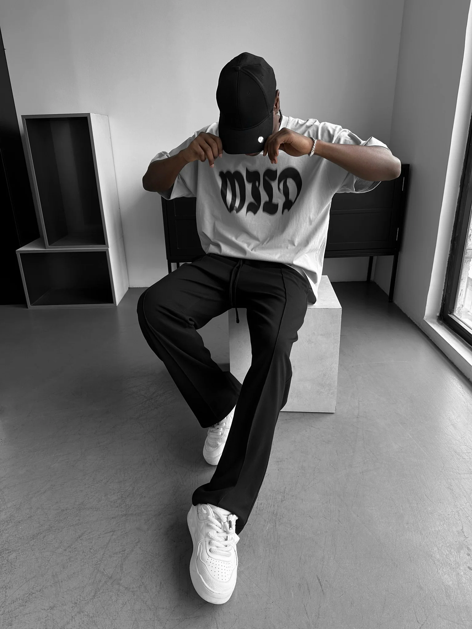 Oversize Wild T-shirt - Grey - Image 4