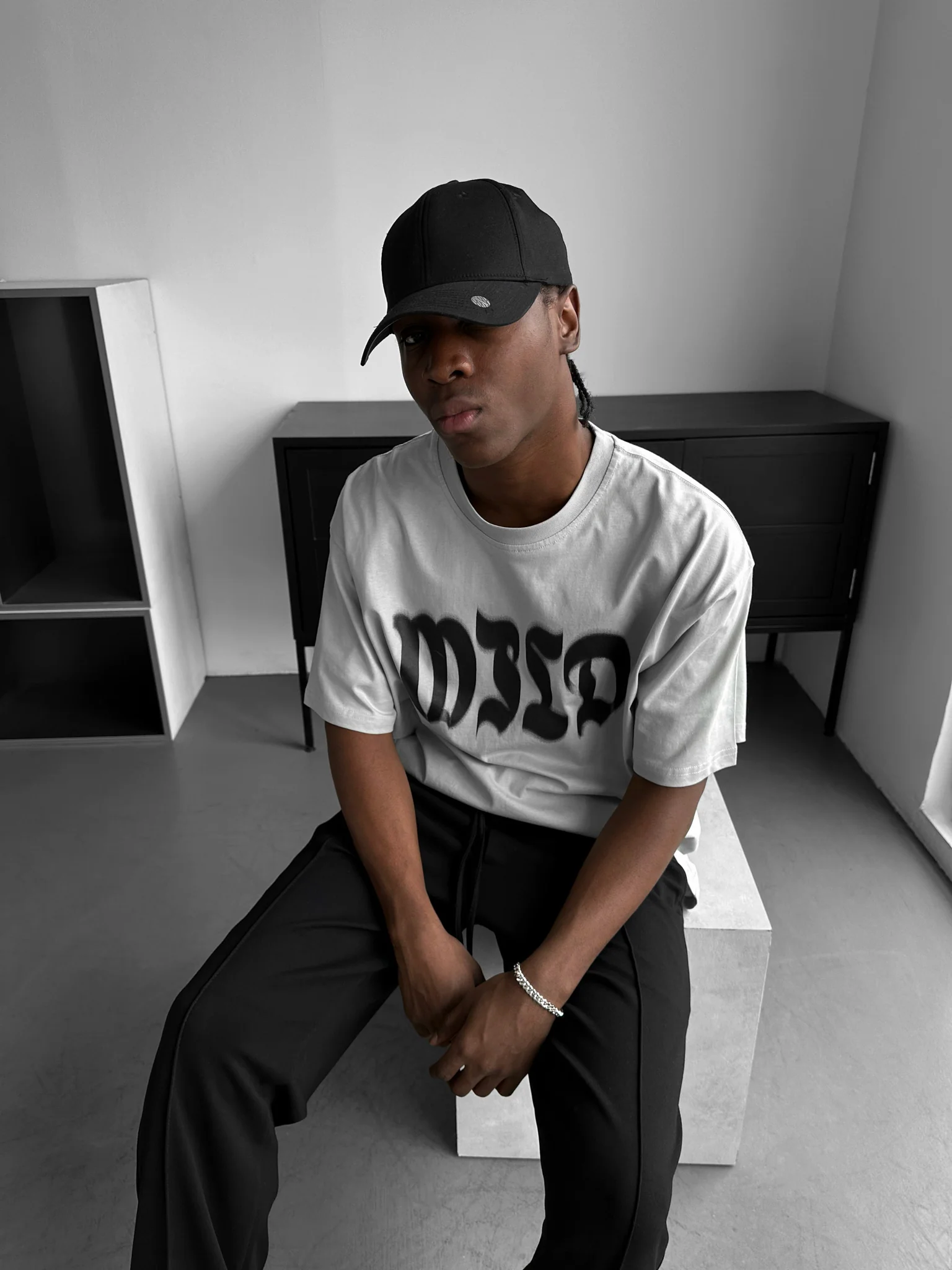 Oversize Wild T-shirt - Grey - Image 5