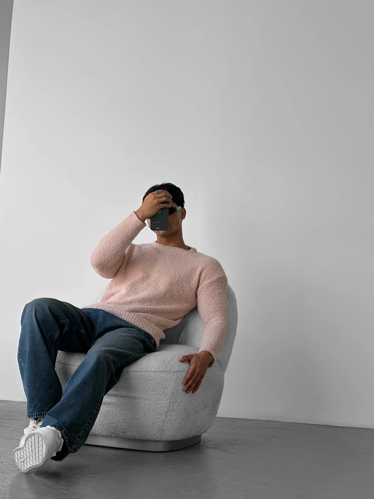 Relax Baggy Fit Jeans - Dark Blue - Image 3
