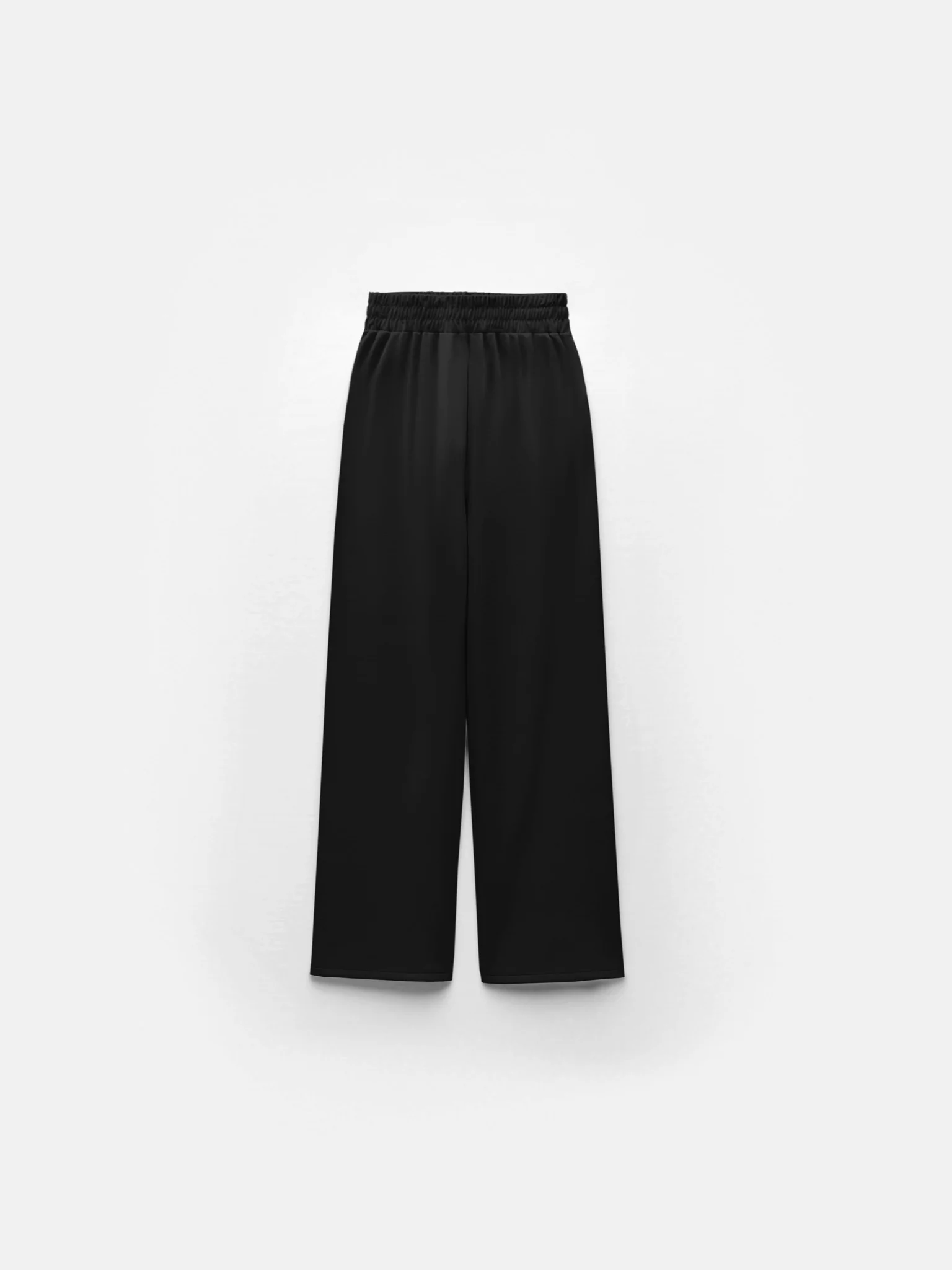 Wide Leg Trousers - Black - Image 3